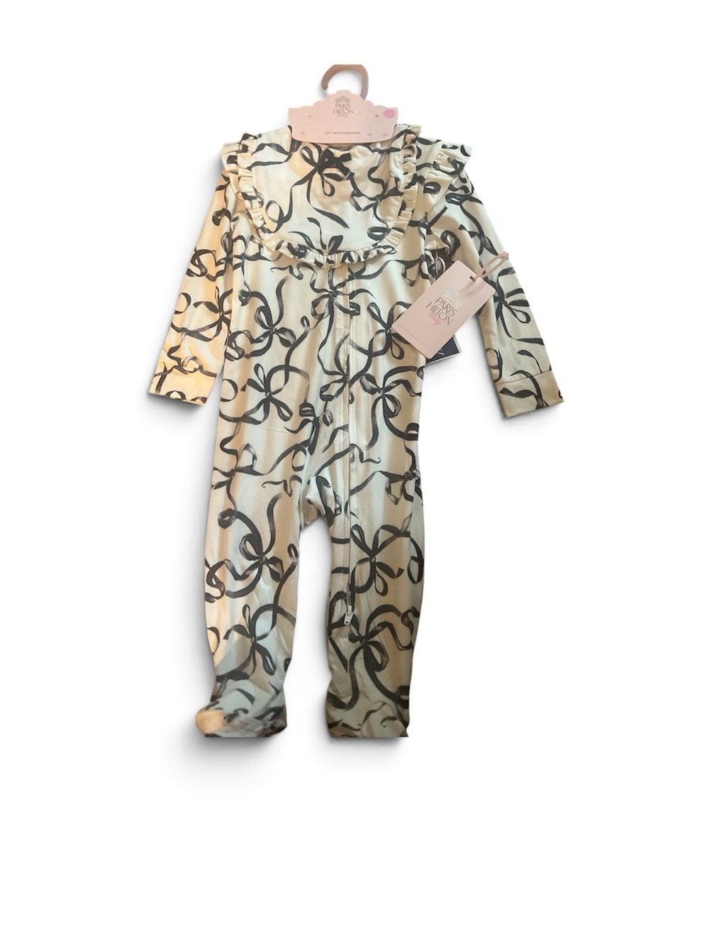 Paris Hilton Bow Onesie (6-9m)